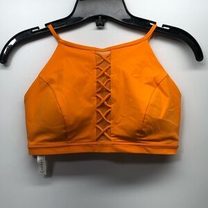Lululemon Athletica Vibrant Orange Swim Top